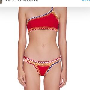 Kiini Kaia One Shoulder Bikini Top and Bottom (611)